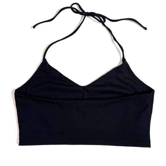 G. Label by Goop Halter Bra Top Black Size Small - Picture 5 of 9